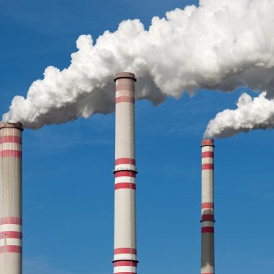 Chimney,Smoke,With,Blue,Sky